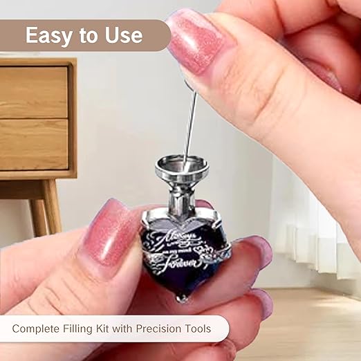 NIIIYTYB Cremation Funnel Kit with Spoon and Scoop Mini Funnel Set for Filling Ashes in Urn Necklaces Tiny Glitter Funnels for Small Capsules Bottles Pill Necklace Keepsake Ash Fill Tools Accessory