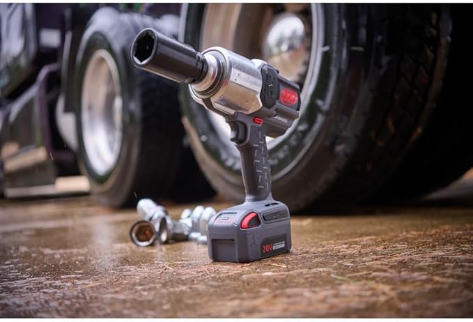 Ingersoll Rand W8191 1" 20V Cordless Impact Wrench Bare Tool, 2000 ft-lb Torque, Friction Ring Thru-hole, Pistol
