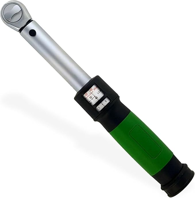 Click-Style Torque Wrench - 1/4" Inch Drive 40-200 in.-lb. Ratchet Socket Wrench for Mechanic Tool Set, Easy Read Scale & Ergonomic Grip Precision, Professional Hand Tools for Precision Repairs
