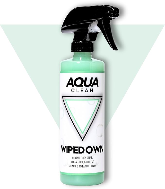WIPEDOWN Ceramic Quick Detailer & Waterless Car Wash Spray | Clean, Shine, Protect | Car Truck Boat RV Motorcycle Marine | Hydrophobic Coating | UV Protection | Gloss Shine | USA Made