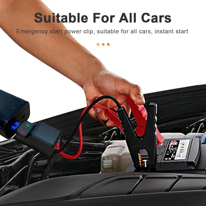 Tire Inflator Portable Air Compressor-150PSI Cordless Air Pump with Digital Tire Pressure Gauge,LCD Display & LED Light,for Car,Bike,Motorcycle, E-Bike,Ball