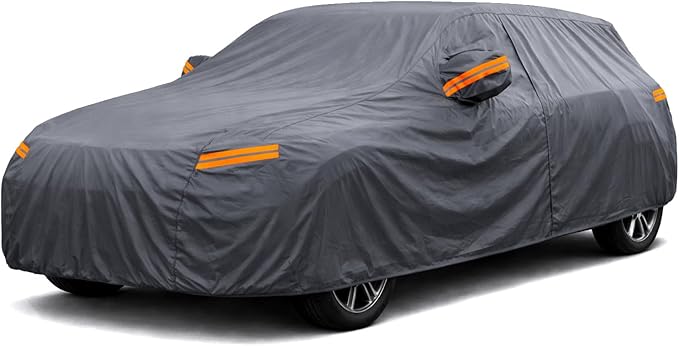 Coverlex Hatchback Car Cover Universal Fit for Dodge Caliber, Mazda 3 Hatchback, Toyota Corolla Hatchback, Honda Civic Hatchback, Subaru Impreza Hatch, Audi A3 Sportback