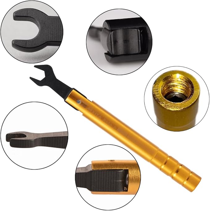 ThreeH 4 Pcs SMA Torque Wrench for RF Connector 1 Nm Electrommunication Coax Adapter Convertor for Professionals Industry