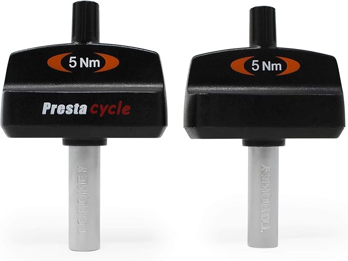 Prestacycle Mini Bike TorqKeys - Preset Torque Tool w/6 Bits & Holder – Compatible with Standard 1/4" hex bit - Choose from Sizes: 3Nm, 4Nm, 5Nm.
