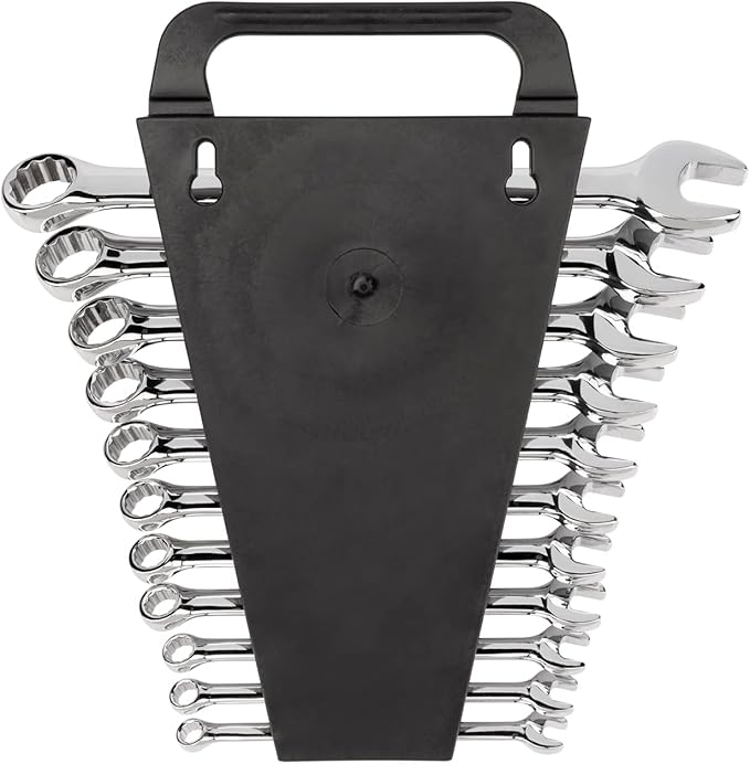 TEKTON Combination Wrench Set, 11-Piece (1/4-3/4 in.) - Holder | WCB91101