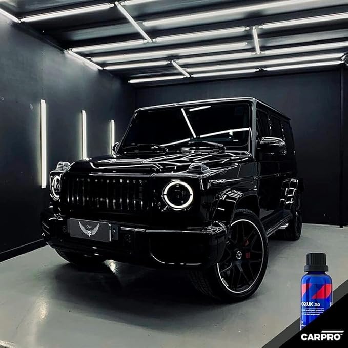 CARPRO CQUARTZ UK 3.0 - Ceramic Coating for Cars, Quartz Based Nanotechnology, Bonds to Paint, Glass, Metal and Plastic - (50ml Kit)