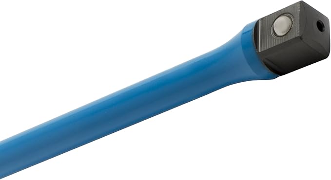 Steelman 1/2-Inch Drive 80 ft-lb Torque Extension for Impact Wrench, 8-inch Extension, Corrosion-Resistant Powder-Coated Steel, Blue