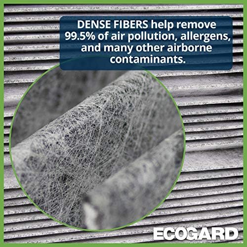 ECOGARD XC36154C Premium Cabin Air Filter with Activated Carbon Fits 2022-2025 Chevrolet Captiva, 2011-2015 Cruze, 2013-2022 Trax, 2013-2022 Buick Encore, 2013-2015 Chevrolet Malibu (Pack of 6)