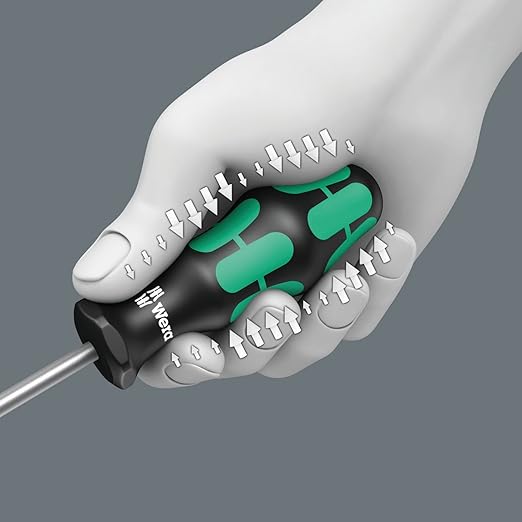 Wera 05008725001 Kraftform Plus 350 PH Phillips Screwdriver, Lasertip, PH 2 Head, 8" Blade Length