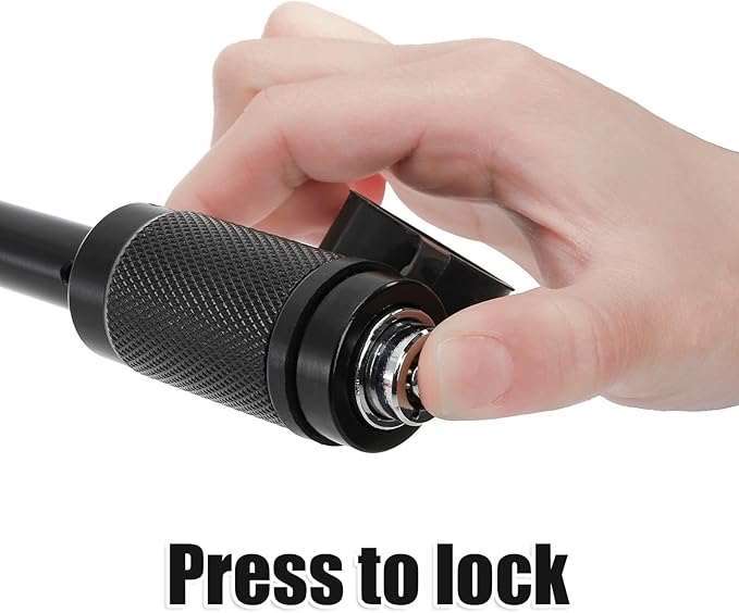 Elsjoy 5/8" Trailer Hitch Lock with Extra Long 4-1/2" Span, Locking Hitch Pin for 3 Inch Receiver with Anti-Rattle O-Rings for Trailer, Truck, Car