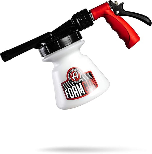 Adam's Foam Gun Car Wash Foam Sprayer - Connects to Garden Hose for Car Washing, No Pressure Washer Required, Use Snow Foam Blaster with Car Soap, Shampoo or Detergent