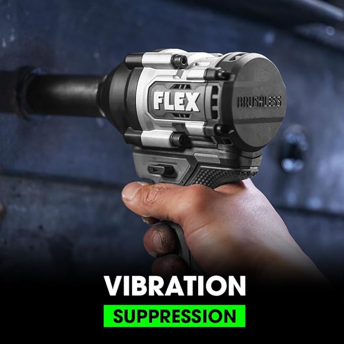 FLEX 24V Brushless Cordless 1/2-Inch 750 Ft-Lbs Mid-Torque Impact Wrench Tool Only, Battery and Charger Not Included - FX1451-Z