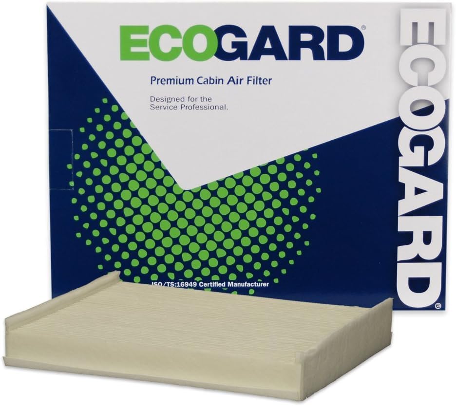 ECOGARD XC10491 Cabin Air Filter Fits 2015-2025 Ford F-150, 2017-2025 F-250 Super Duty, F-350 Super Duty, 2018-2024 Expedition, 2017-2025 F-550 Super Duty, 2018-2024 Lincoln Navigator (Pack of 6)