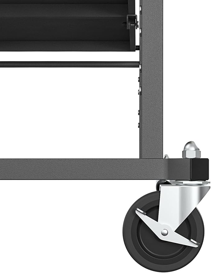 COSCO SmartFold Butcher Block Portable Workbench/Folding Utility Table (Gray Steel Frame)