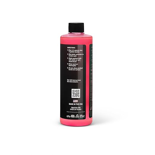 Poli Glow Poli Wash – 16 oz Concentrated Foaming Boat & RV Soap – pH Neutral, Biodegradable Cleaner – Safe for Poli Glow, Ceramic Coatings, Fiberglass, Gel Coat, Aluminum & Painted Surfaces
