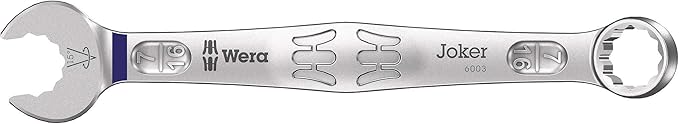 WERA - 05020235001-9642 Magnetic Rail 6003 Joker Imperial 1 Ring Spanner Set, 8 Pieces
