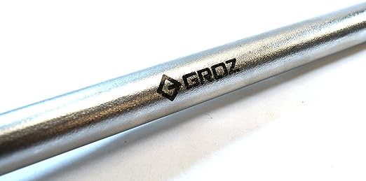Groz 36-inch Aligning Pry Bar | Heavy Duty | Round Section | Zinc Plated | #33173-2 (Pack of 2)