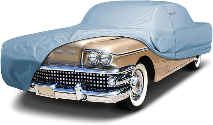iCarCover Premium Car Cover for 1957-1958 Buick Special Wagon Heavy Duty Waterproof All-Weather Automobiles Custom Fit Indoor Outdoor UV Snow Protection Covers with Straps and Bag