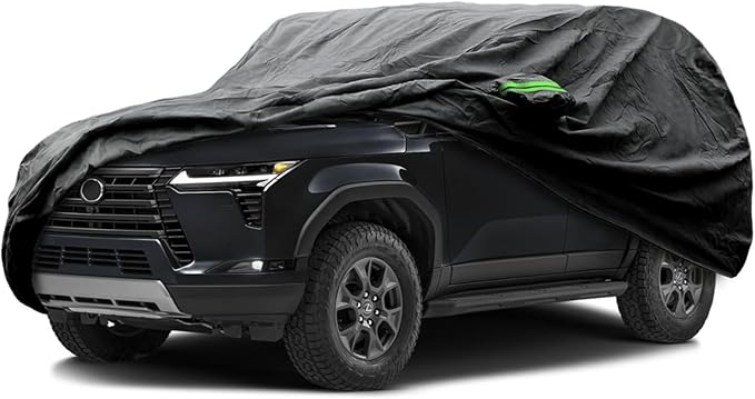 Proadsy Car Cover Custom Fit for Lexus GX 2024 2025 2026, Waterproof All Weather for Automobiles, Full Exterior Cover Rain Snow Sun Protector Indoor Outdoor Car Cover