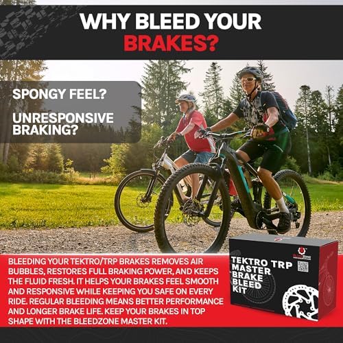 BleedZone Mineral Oil Brake Bleeder Kit Compatible with Tektro TRP, 120ml