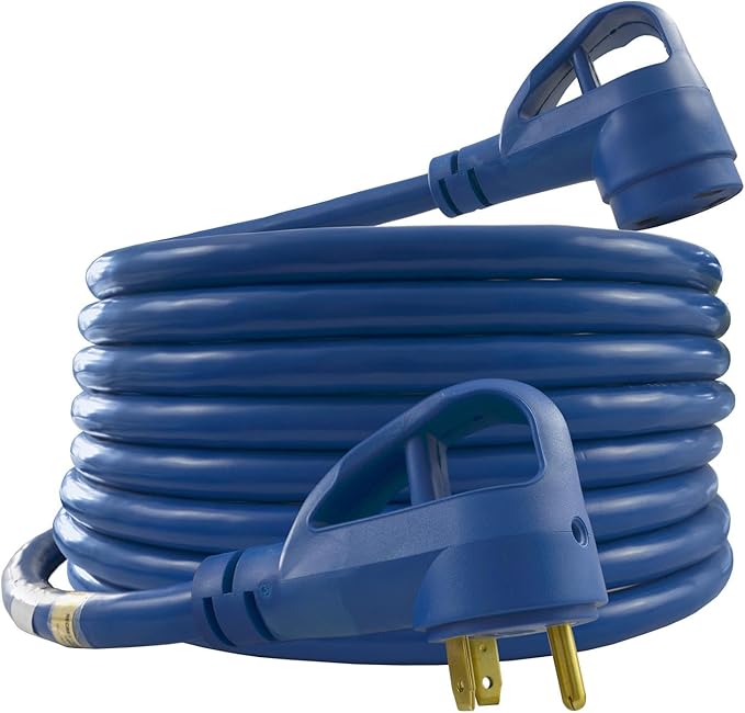 Conntek 14361, 30 Amp RV Extension Cord, Blue (25-Feet)