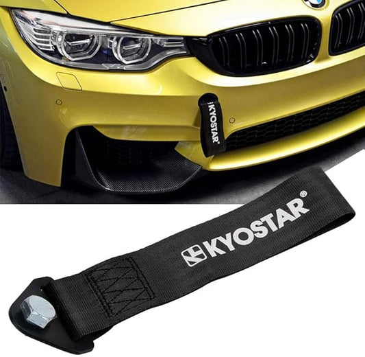 Kyostar Drift Rally car Towing Tow Strap Belt Hook(Black)