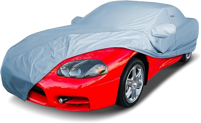 iCarCover Custom Car Cover for Mitsubishi 3000GT, Waterproof All Weather Rain Snow UV Sun Hail Protector for Automobiles, Automotive Full Exterior Indoor Outdoor Car Cover (Year Fits 1991-1999)