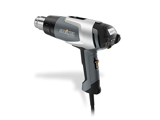 Steinel HG 2320 E Professional Heat Gun, LCD-Display, 1600 W Brushless Motor, Hot Air Gun, Variable Temperature and Airflow