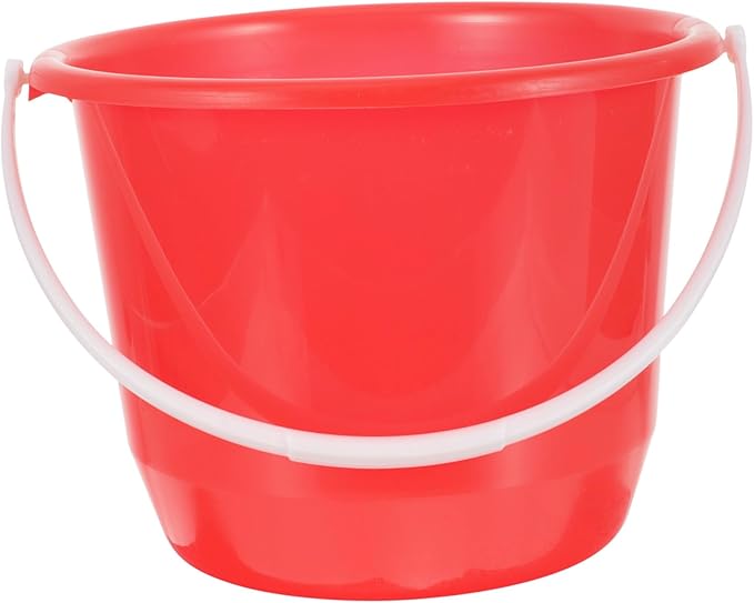 Plastic Round Bucket Portable Water Bucket Fishing Water Pail Beach s Watering Car Wash Home Food Storage Utility Tub Plastic Thicken