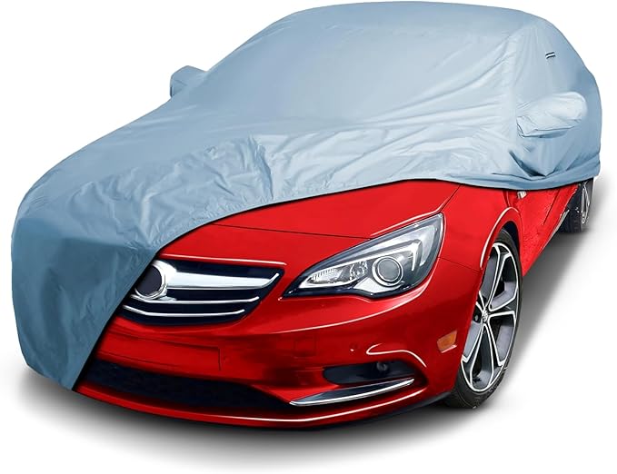 iCarCover Premium Car Cover for 2016-2019 Buick Cascada Heavy Duty Waterproof All-Weather Automobiles Custom Fit Indoor Outdoor UV Snow Protection Covers with Straps and Bag