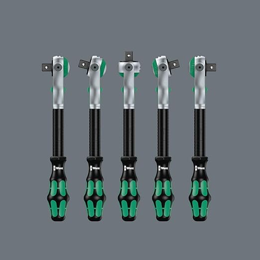 Wera 8100 SB 6 SPEED 3/8 29 PC 3/8" DRIVE METRIC & Tools 05073593001 950 SPKL/9 SM N SB Long ARM HEX Key Set, One Size, Multi