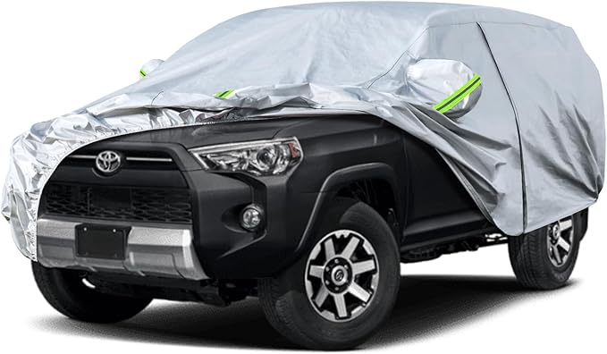 Koukou SUV Car Cover Custom Fit Toyota 4Runner 4 Runner from 1995 to 2025, Waterproof All Weather for Automobiles, Sun Rain Dust Snow Protection.