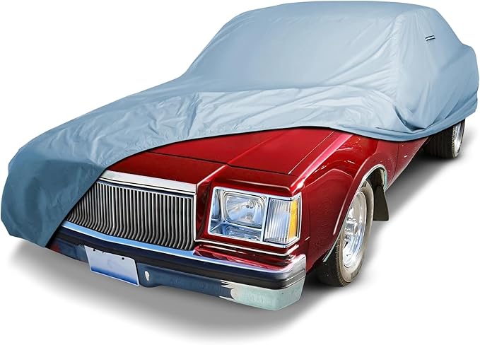 iCarCover Fits [1978-1987 Buick Regal] Premium Custom Car Cover Waterproof All Weather Resistant Outdoor Indoor Sun Snow Storm UV Protection Form-Fit Padded Cover with Straps
