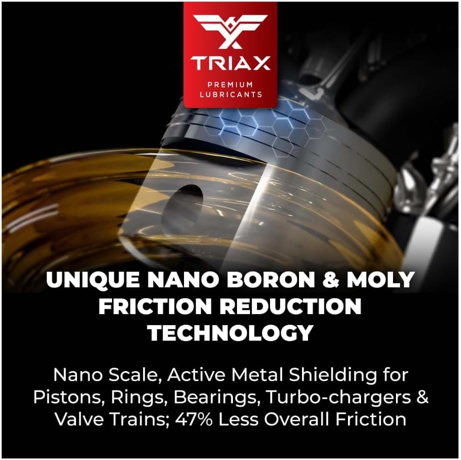 TRIAX Euro VX 5W-30 Full Synthetic Ester, Compatible with VW 507.00/504.00, VW Audi 502.00, 505.01, BMW LL-04, Porsche C30, ACEA C3, Mercedes 229.51, 229.5, 229.31 (5 Gallon)