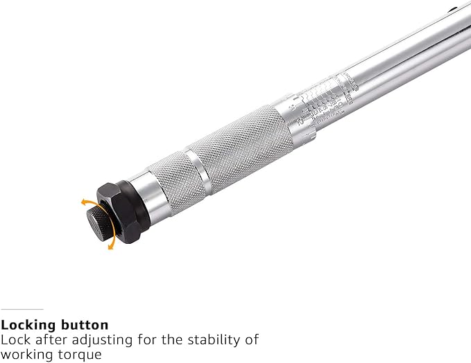 Amazon Basics 3/8-inch Drive Click Torque Wrench - 15-80 ft.-lb, 20.4-108.5 Nm (Pack of 10)