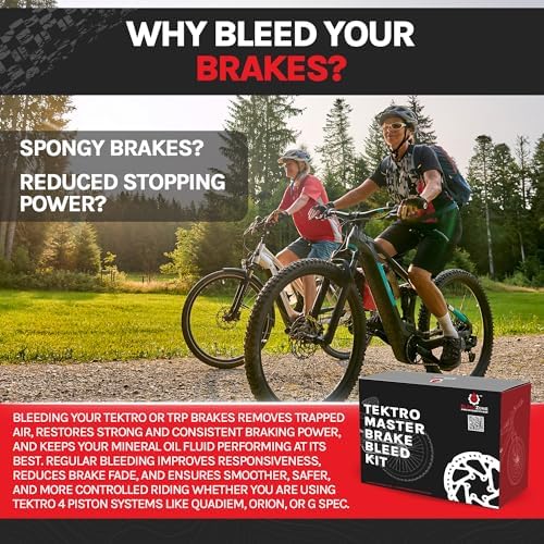 BleedZone 4 Piston Brake Bleeder Kit Compatible with Tektro TRP, 120ml