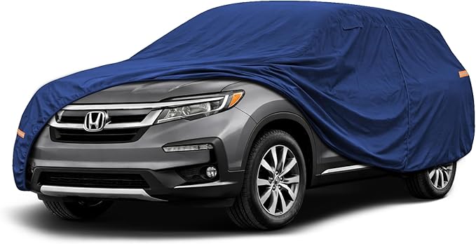 Coverlex Premium Honda Passport Car Cover Waterproof All Weather, Heavy Duty Car Tarp Custom Fit for 2019-2026 Honda Passport Sport, EX-L, Touring, Elite, TrailSport, Black Edition