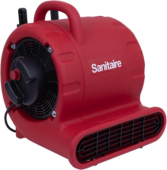 Sanitaire DRY TIME® AirMover 6050 Series, 4.5 amp motor, ½ Horsepower, 25-foot cord, Air Mover Carpet Dryer Blower Floor Fan