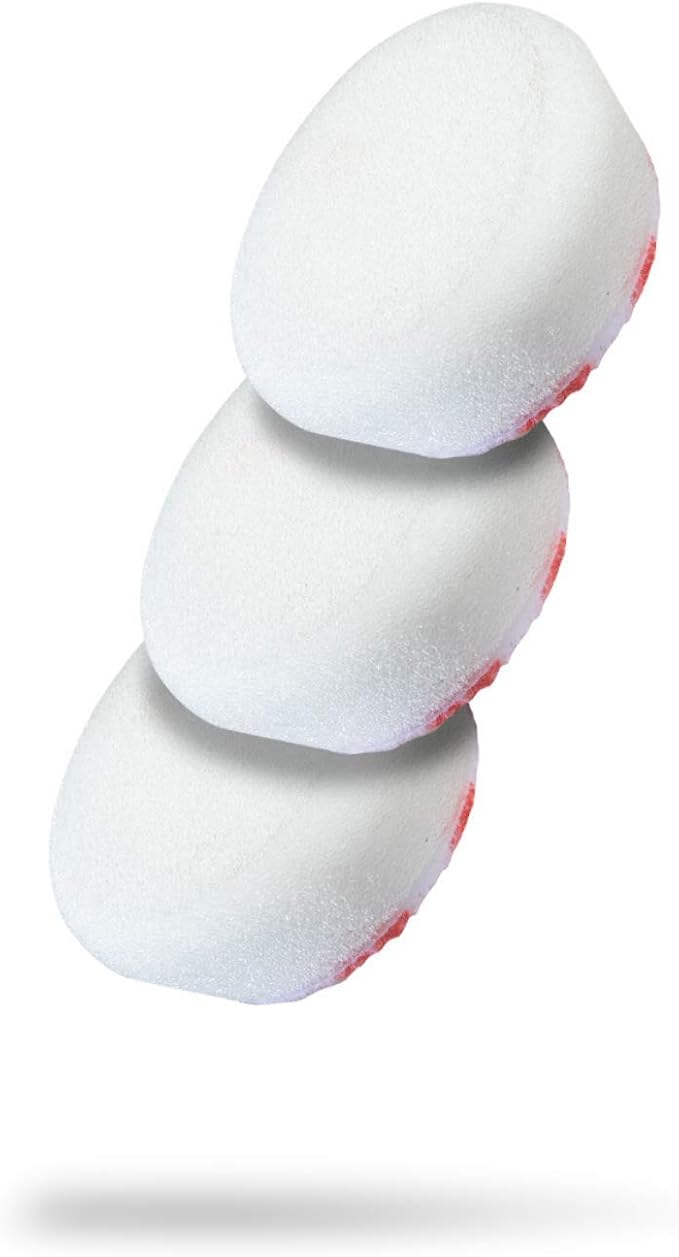 Adam's Polishes Premium Polisher Pads - Expertly Designed Soft Foam Finishes & Glosses Better Than Ever 3 Pack - Color Coded to Match with Recommended Polishes or Compounds (2, White Polish Pad)