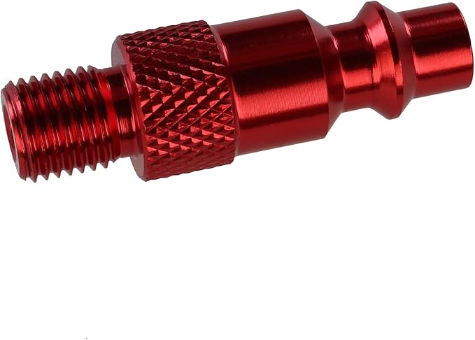Prestacycle Air Compressor Adapter for CO2 Heads – 6061-T6 Alloy Coupler Plug to Inflate Bike Tires at Home – Compatible with All CO2 Heads, Fits I/M Air Compressor Quick Connectors