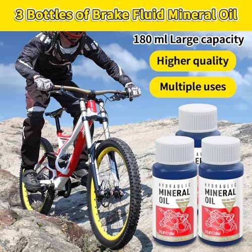 Brake Bleed Kit for MAGURA Hydraulic Disc Brakes, Bicycle Hydraulic Brake Bleed Kit with 180 ML Mineral Oil Brake Fluid
