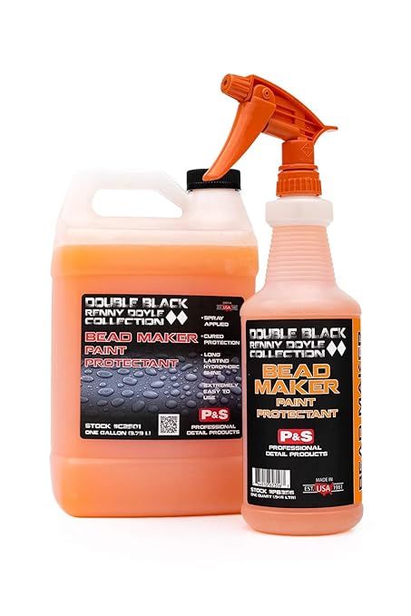 P & S PROFESSIONAL DETAIL PRODUCTS Bead Maker Combo Kit - Paint Protectant & Sealant, Easy Application, Cured Protection, Long Lasting Gloss, Hydrophobic Finish -1 Gallon+1 Quart