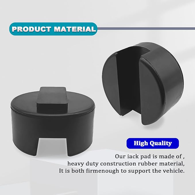 Jack Pad for BMW and Mini, Jack Pad Frame Rail Protector Adapter, Non-Slip Rubber Repair Adapter Tools Protects Your Car (2 Pack)