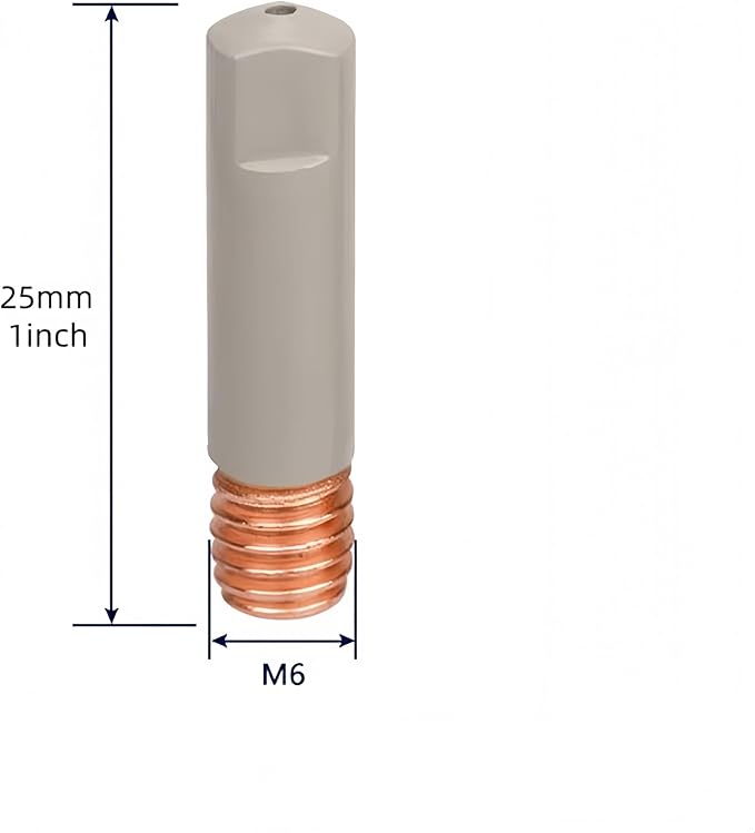 14pcs Mig Welding Nozzle Tips with Non-Stick Coating; Ceramic Welding Nozzle Contact Tips Replacement MB15 15AK MIG Welder Accessories,Compatible with 15AK Welding Gun Toch (coated .030" Kit)
