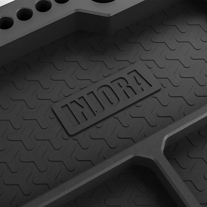 INJORA Silicone Tool Tray, Parts Tray Organizer with Tool Stand (160x160mm)