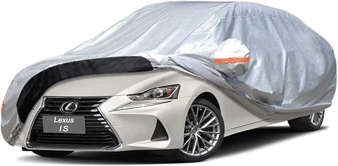 Car Cover Custom Fit Lexus is IS250 IS300 IS350 (2015-2025) Waterproof for Automobiles, Oxford Sun Rain Dust Snow Protection (Ships from US Warehouse, Delivery 3-8 Days)