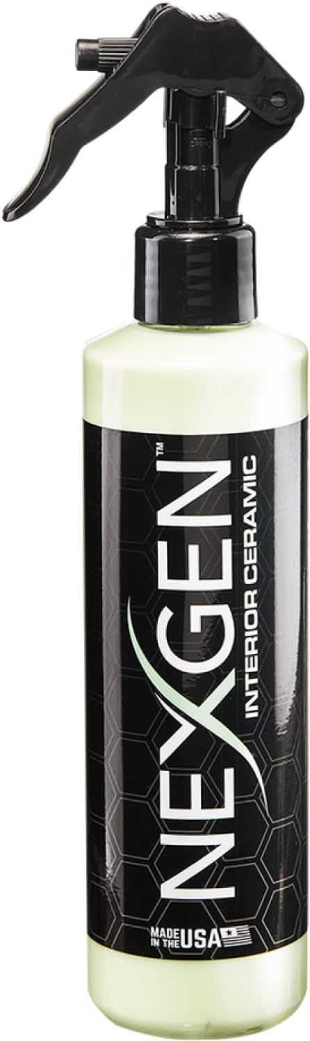 Nexgen Interior Ceramic Spray — Ultimate Interior Protection — Spray-on and Wipe-off Ceramic Coating for Hard Interior Surfaces (8 oz)