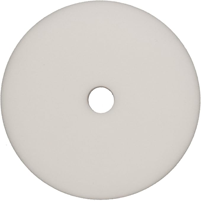 RUPES 9.DA150S Pack of 6 White D-A Ultra-Fine Polishing Foam Pads 150mm | Compatible with 5" Backing Plate | Ideal for Paint Correction & Gloss Enhancement | Extremely Fine Defect Removal