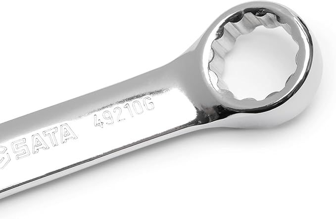 SATA 10 Piece 12 Point Stubby Wrench Set | Metric Sizes 10mm - 19mm| Off Corner Loading | ST08418G