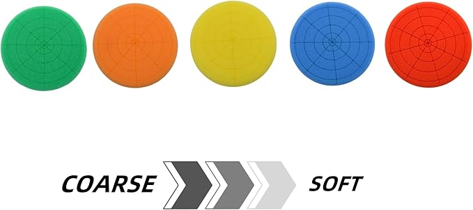 5Pcs 6" Buffing Sponge Pads Kit for Buffer Polisher, Cutting, & Car Polish Pad Premium Hook & Loop Buffing Polishing Pads Kit, Cutting Pads for Car Buffer Polisher Polishing 6inch